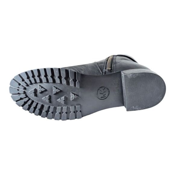 MICHAEL KORS Byrce Black Panel Leather Over The Knee Boot Size 8.5M - Picture 9 of 16